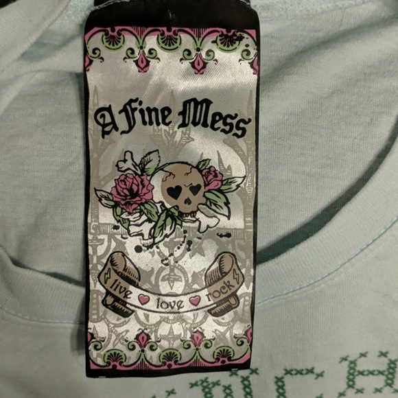 A Fine Mess I Love Punching Your Face Babydoll Tee - Picture 3 of 6